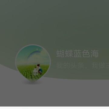 蝴蝶蓝色海头像