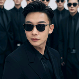 艺术漆艺——枭雄头像