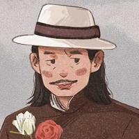 给六哥一朵花头像