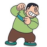 胖虎偷亲静香头像
