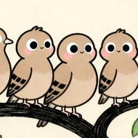 一溜小斑鸠头像