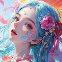 奕起春游赏花头像