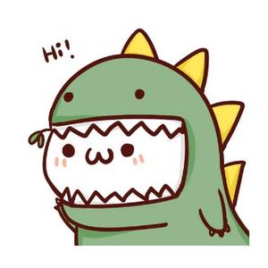 善良的小恐龙头像