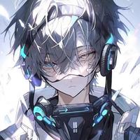 陕陕在发光头像