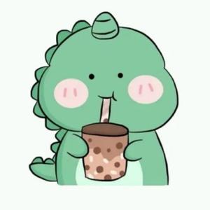 奶茶小恐龙头像