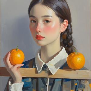智慧小橘子头像