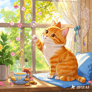Celine慵懒猫头像