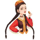 阿奇丽早餐大列巴果仁冰面包头像