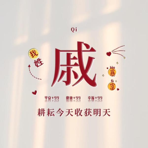 小戚家q头像